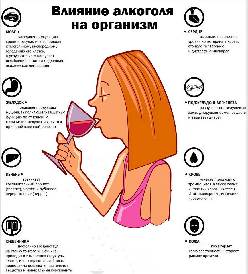 Алкогольные напитки: важная информация для женщин
